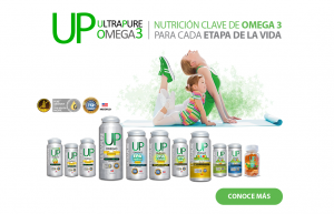 Omega UP UltraPute Nutrición Clave de Omega 3 para cada etapa de la vida